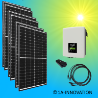 Solaranlage 2500Watt Komplettpaket 2,5 KW Solar Anlage Eigenverbrauch Plug