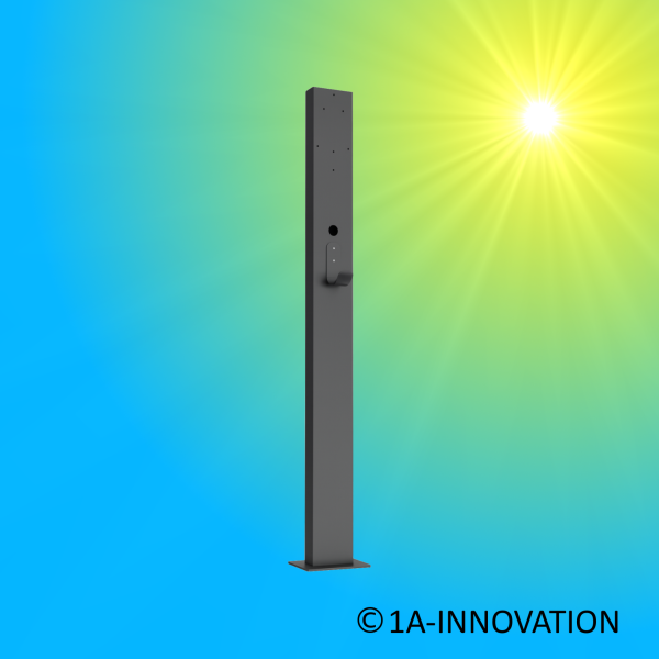 SolaX Pedestal Wallbox Ladesäule EVC / HAC beidseitige Montage 1060230108