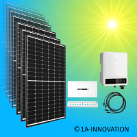 5000Watt Solaranlage Hybrid Speicher 5kWh Komplettpaket 5...
