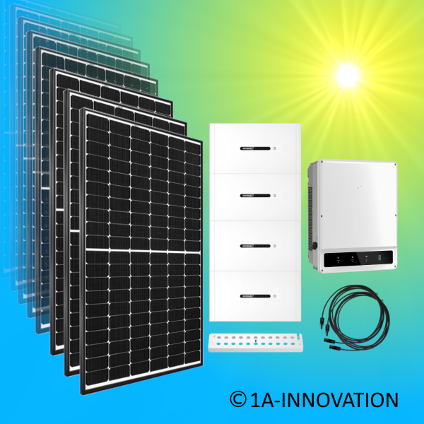 20000Watt Solaranlage Hybrid Speicher 20kWh Komplettpaket 20KW dreiphasig Goodwe