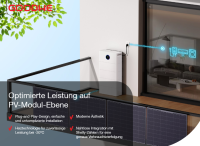 1800Watt Solaranlage Hybrid Speicher 3,8kWh Komplettpaket 1,8KW einphasig Goodwe