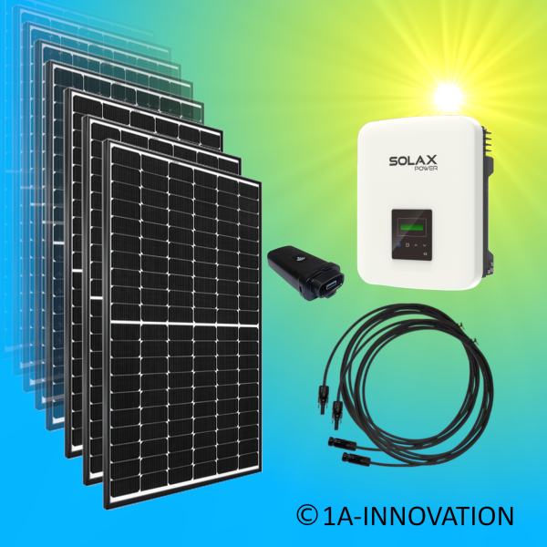 Solaranlage 7000Watt Komplettpaket 7 KW dreiphasig Selbstverbrauch Einspeisung