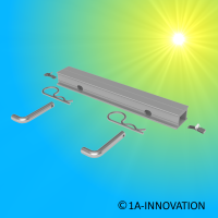 Schienenverbinder-Set K2 Dome 6 BaseSet 195mm 2004123