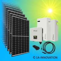 15000Watt Solaranlage Hybrid Speicher Komplettpaket 15KW...