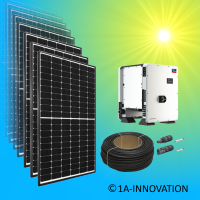 Solaranlage 60000Watt Komplettpaket 60KW Solar Anlage...