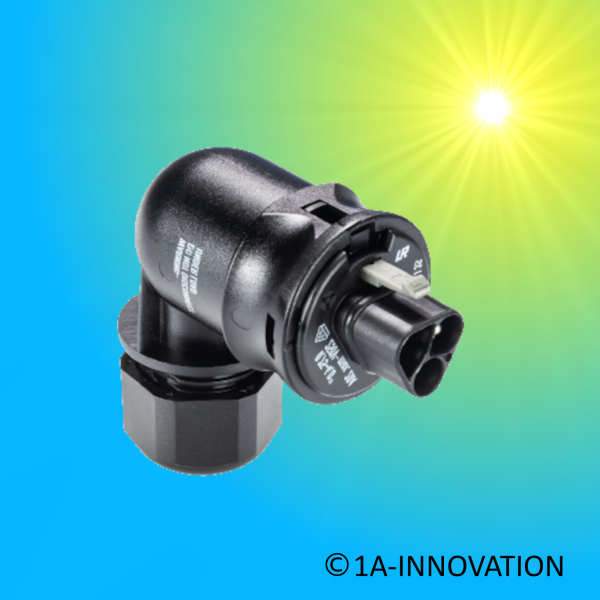 Steckerteil RST20I3S S1 YR2 V SW Schraubanschluss gewinkelt 90° Wieland (0,75-2,5mm²) (96.034.4153.1)
