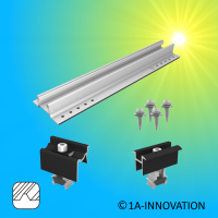 Montage-Set MiniRail für 3 Solarmodule