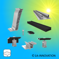 Montage-Set S-Dome 6.10 für 4 Solarmodule