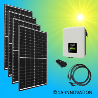 Solaranlage 1500Watt Komplettpaket 1,5 KW Solar Anlage...