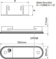 Montage-Set K2 BasicRail für Trapezblechdach Langschiene