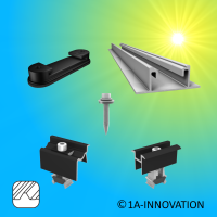 Montage-Set BasicRail für 2 Solarmodule