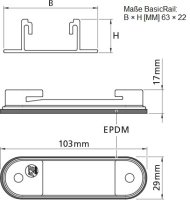 Montage-Set BasicRail für 2 Solarmodule