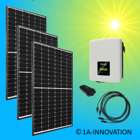 Solaranlage 1100Watt Komplettpaket 1,1 KW Balkonkraftwerk...