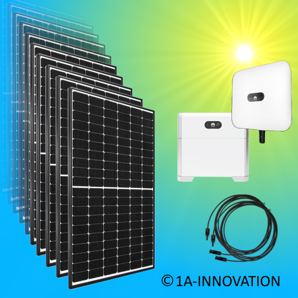 Solaranlage 10000Watt Hybrid Speicher 5kWh Komplettpaket Solar Anlage dreiphasig Huawei