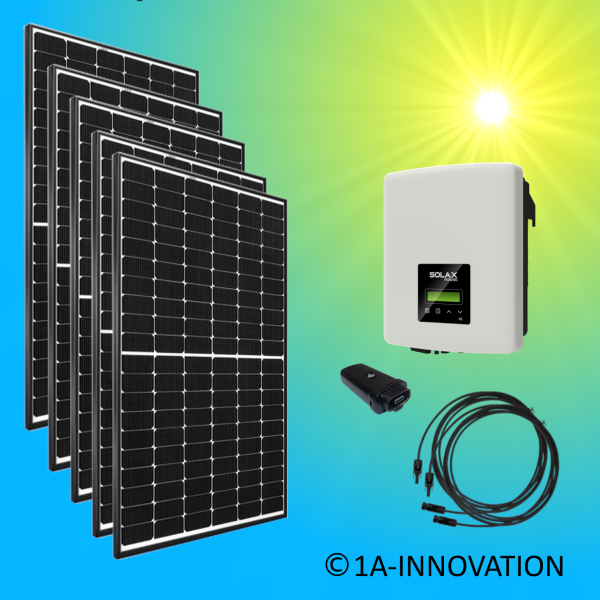 2000Watt Solaranlage Komplettpaket 2 KW Solar Anlage Balkonkraftwerk