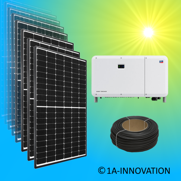 Solaranlage 90000Watt Komplettpaket 90KW Solar Anlage dreiphasig SMA