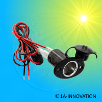 12V KFZ Buchse mit 10A Sicherung und Kabel Verlängerung